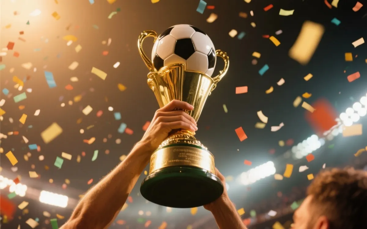 2026世界杯决赛终场瞬间与奖杯举起的定格画面